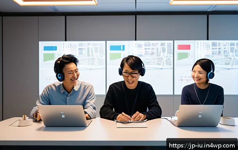 웹 접근성 지침을 적용한 캠페인 사례 - A modern, inclusive office environment where diverse people collaborate on accessible design solutio...