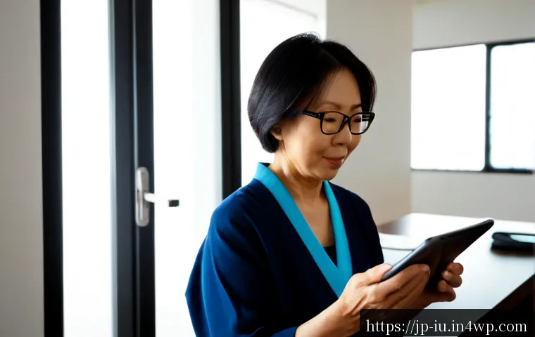웹 접근성을 위해 필요한 디자인 원칙 - Photorealistic inclusive website usability scene, an older Japanese woman wearing glasses comfortabl...